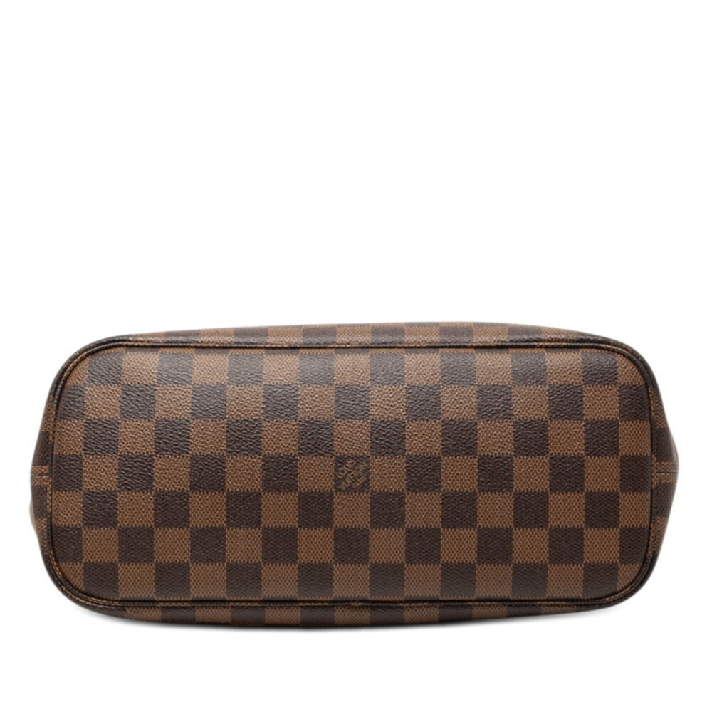 Louis Vuitton Damier Neverfull PM Handbag Tote Bag N51109 Brown Leather Women... - Picture 3 of 7